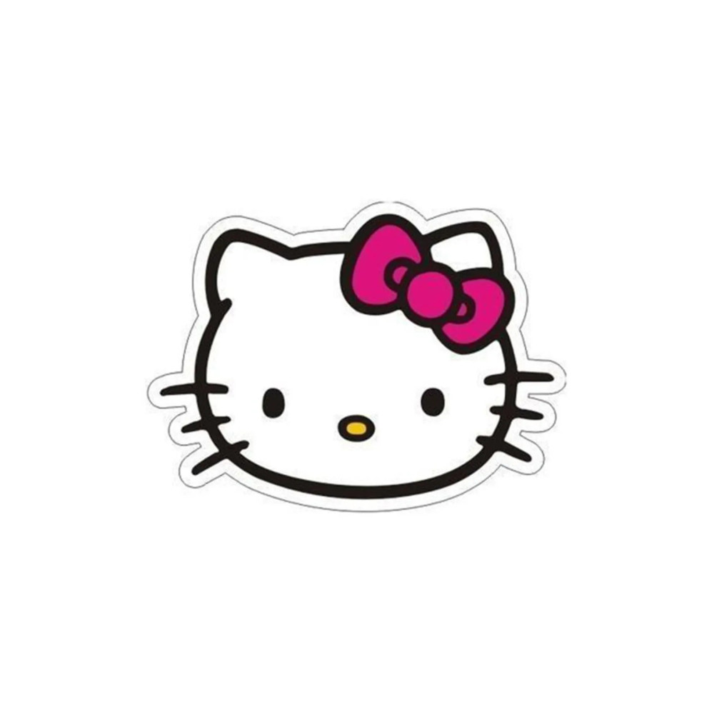 Hello Kitty Sticker - Motorsiklet, Laptop, Kask, Araba 14x10 cm