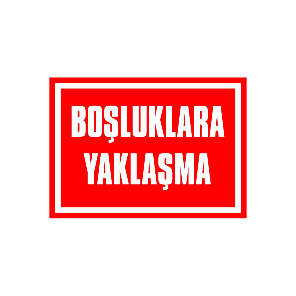 Jeneratöre Yaklaşma Kendinden Yapışkanlı Etiket 17,5 X 25 Cm