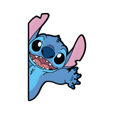 Stitch Sticker 11x16,5 Cm Su Geçirmez Yüksek Çözünürlük