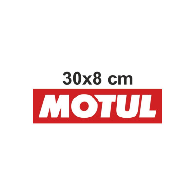 Motul Büyük Boy Oto Sticker, 30x8 Cm