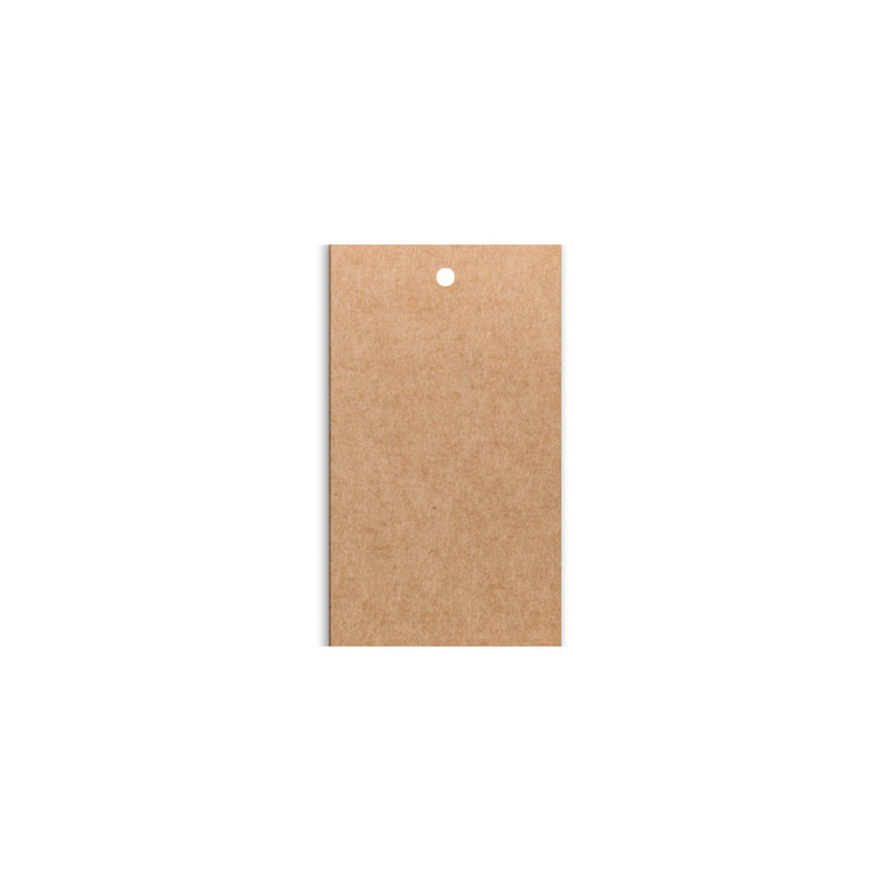 Kraft Karton Etiket 5x9cm Delikli 100 Adet