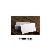 300 Adet 300 gr Selefonsuz Boş Kartvizit - 8x5 Cm
