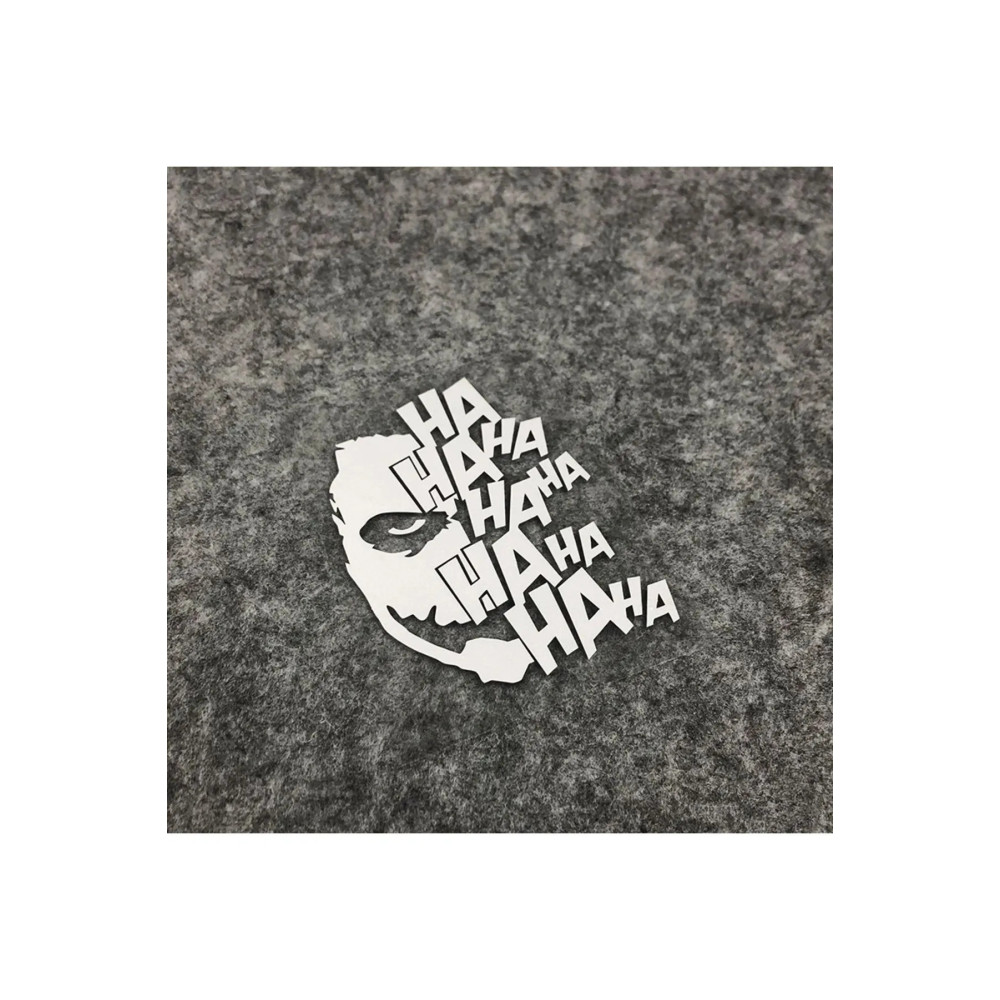 Joker HA HA HA HA Yazı Motor Kask Araba Oto Sticker 18x20 cm