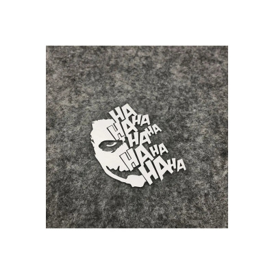 Joker HA HA HA HA Yazı Motor Kask Araba Oto Sticker 18x20 cm