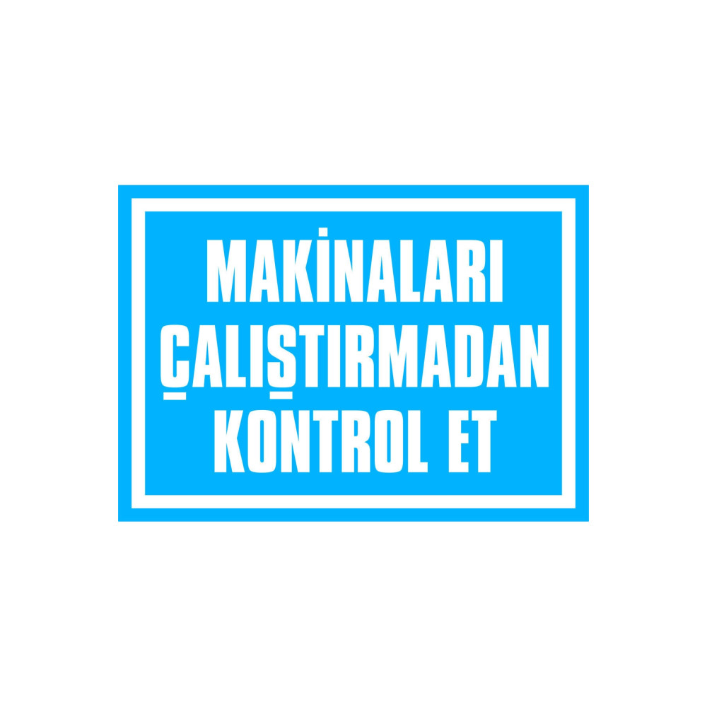 Hava Tankı Boşaltma Musluğunu Kontrol Etmek için Etiket