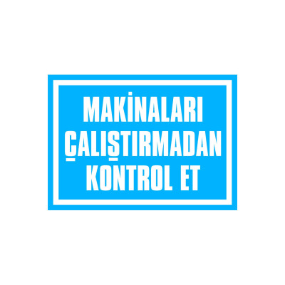 Hava Tankı Boşaltma Musluğunu Kontrol Etmek için Etiket