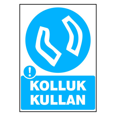 Kolluk Kullan Kendinden Yapışkanlı Etiket 17,5 X 25 Cm