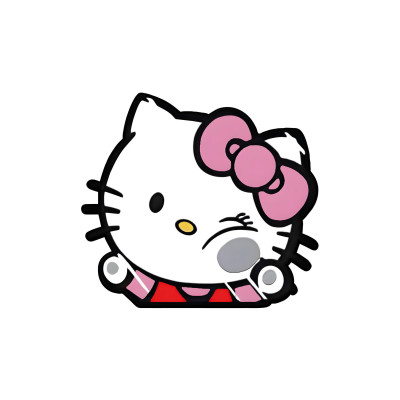 Hello Kitty Sticker 13,5x12 Cm Su Geçirmez