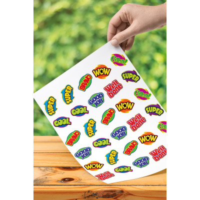 30 Adet Öğrencileri Motive Edici Sticker Çıkartma Etiket