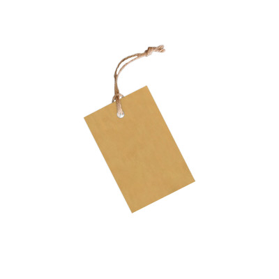 Kraft Etiket 5x9cm Delikli - 100 Adet