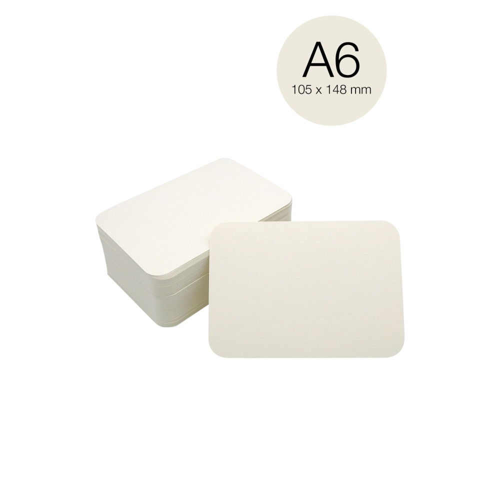 50'lik Paket A6 Flash Kartlar - Oval Kesim