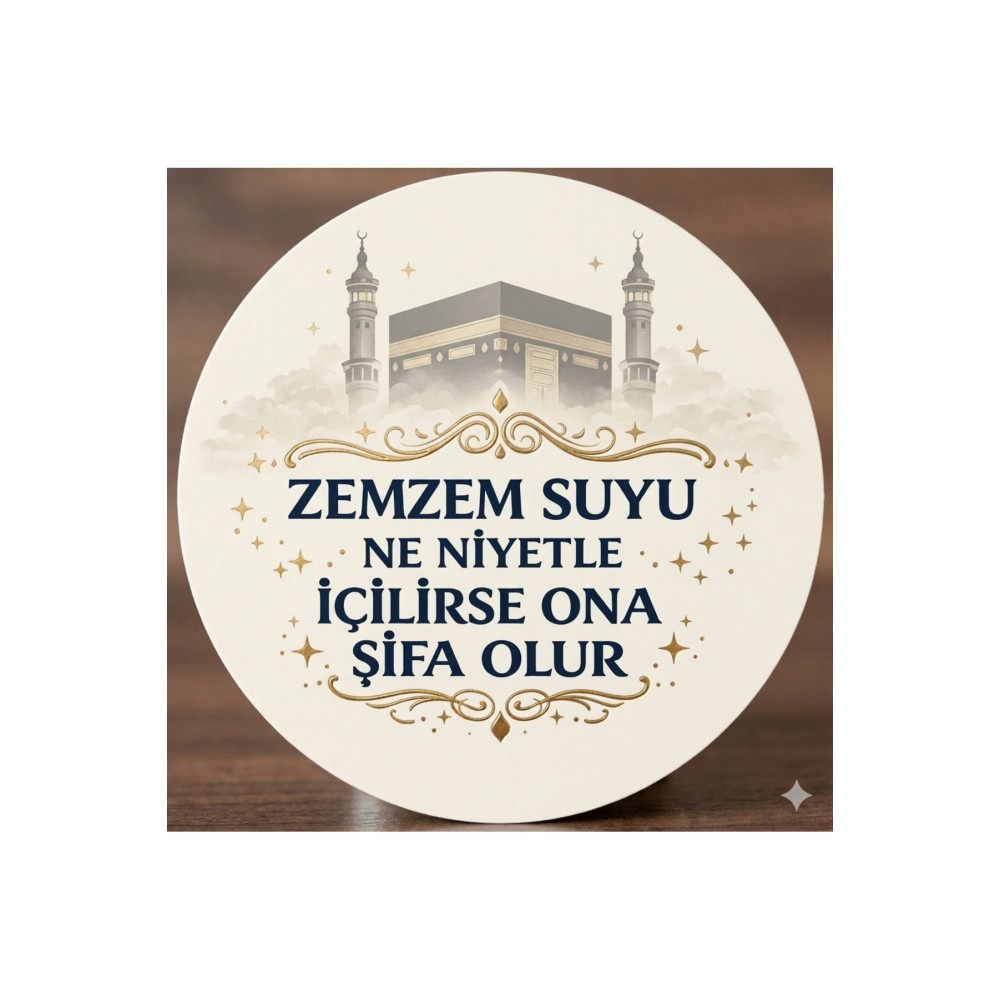 Zemzem Sticker Seti 30 Adet Etiket | Yapışkanlı, Parlak