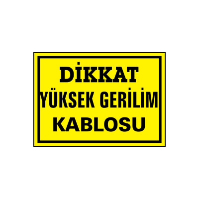 Dikkat Enerjili Kendinden Yapışkanlı Etiket 17,5 X 25 Cm