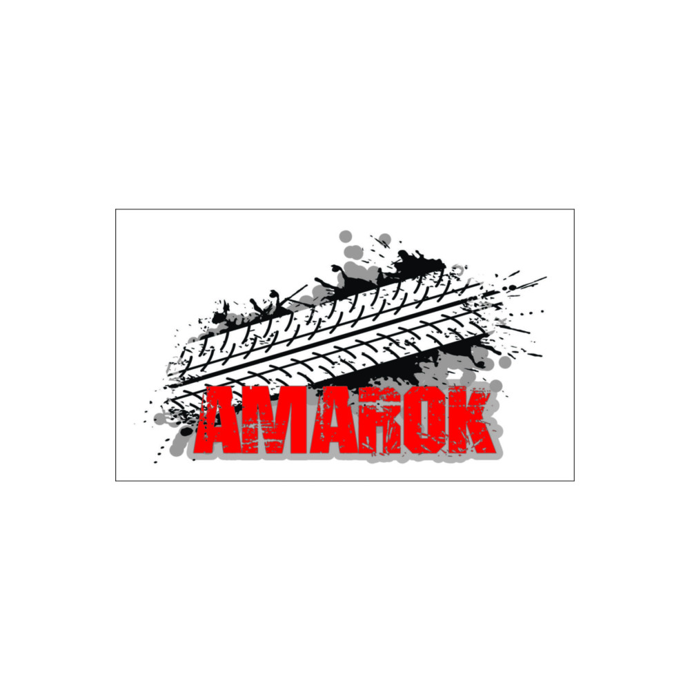Amarok Off Road Sticker (15x8,5 Cm) - Uzun Ömürlü
