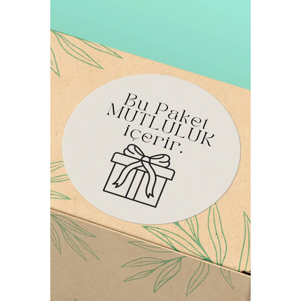 Thank You Sticker - 3x3cm 90 Adet Kargo Ambalaj Etiketi