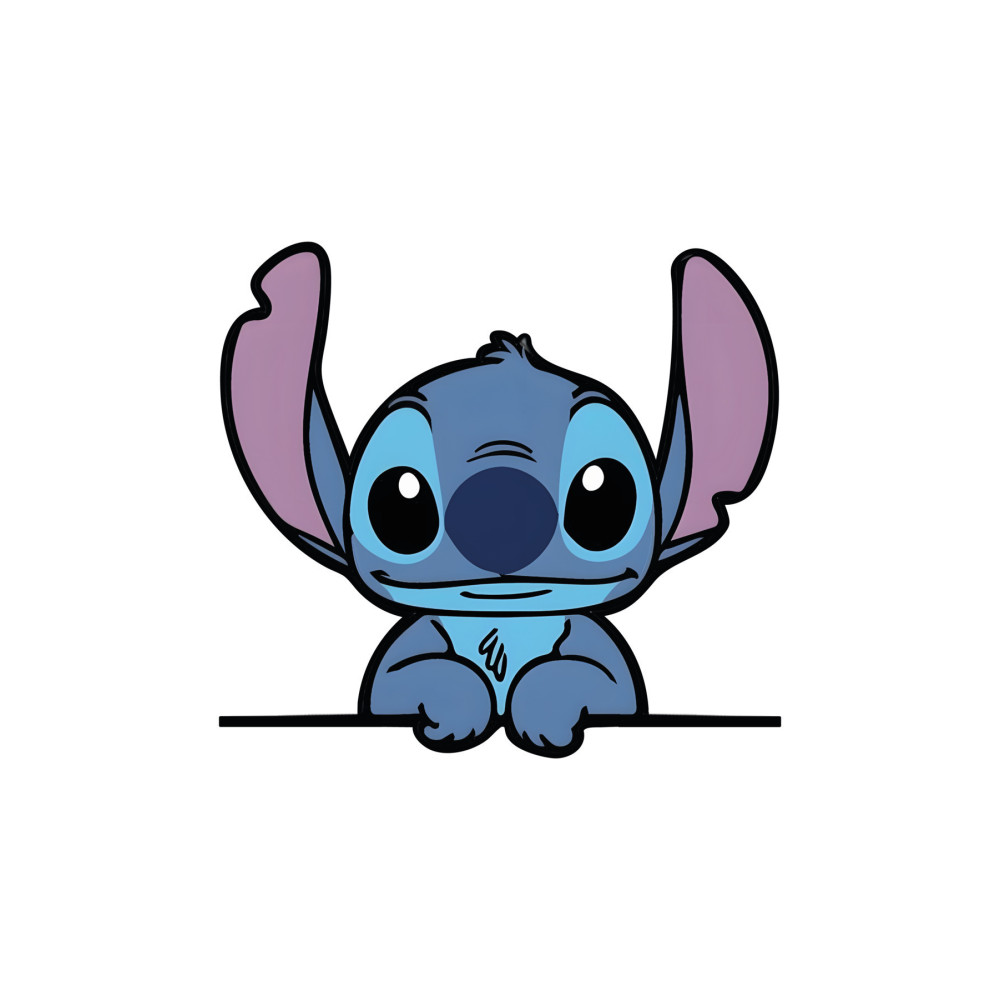 Stitch Sticker 13,5x12,5 Su Geçirmez Yüksek Çözünürlük
