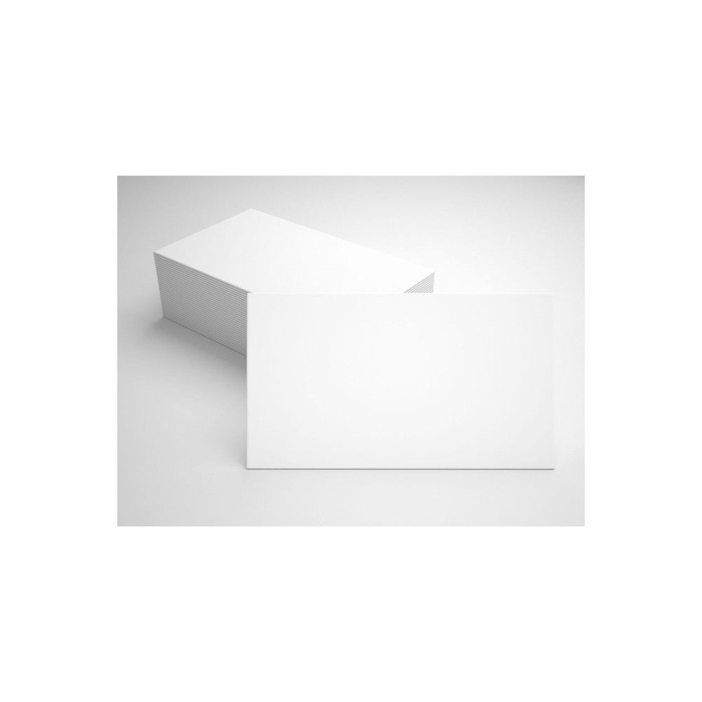 Boş Kartvizit Boy 50 Adet Kalın Not Kağıdı 8x5 cm