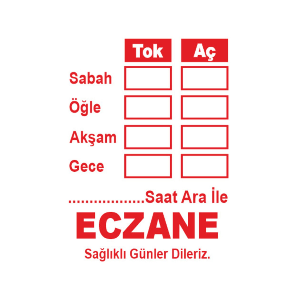 315 Adet 3,5x4,5 cm Kırmızı Sticker Etiketi