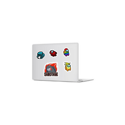Among Us Sticker Etiket Çıkartma - 19 Adet Paketleme